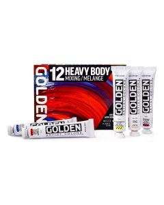 Golden Heavy Body Acrylverf Mixing set 12 delig