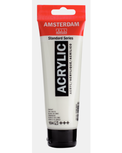 Amsterdam Acrylverf 120ml. 104 Zinkwit