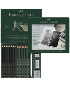 Faber-Castell - Pitt Grafiet Matt 20-delig