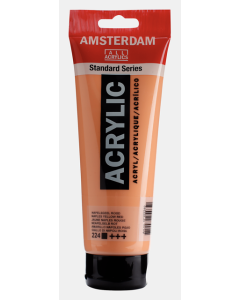 Amsterdam Acrylverf 250ml. 224 Napelsgeel Rood