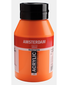 Amsterdam Acrylverf 1000ml. Azo Oranje nr. 276 