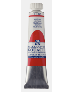 Talens Gouache tube 20 ml. 301 Lichtrood