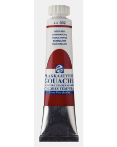 Talens Gouache tube 20 ml. 302 Donkerrood