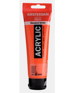 Amsterdam Acrylverf 120ml. 311 Vermiljoen