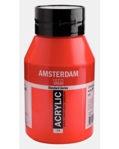 Amsterdam Acrylverf 1000ml. Pyrrole Rood nr.315 