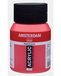Amsterdam Acrylverf 500ml. 317 Transparant Rood Middel
