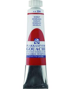 Talens Gouache tube 20 ml. 334 Scharlaken