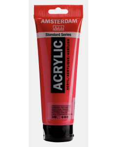 Amsterdam Acrylverf 250ml. 348 Permanentrood Purper