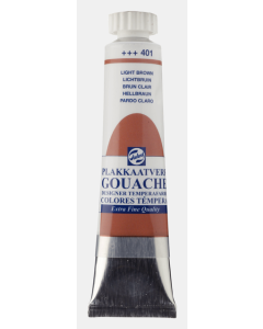 Talens Gouache tube 20 ml. 401 Lichtbruin