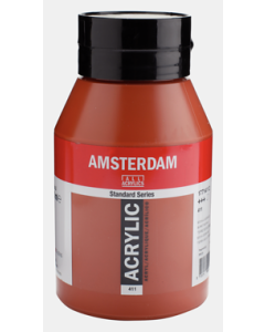 Amsterdam Acrylverf 1000ml. Sienna gebrand nr. 411