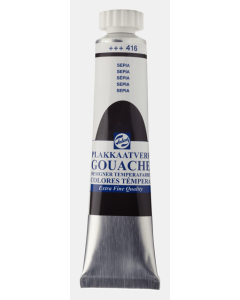 Talens Gouache tube 20 ml. 416 Sepia