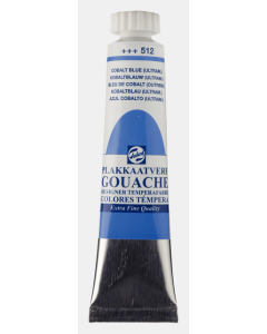 Talens Gouache tube 20 ml. 512 Kobaltblauw (ultramarijn)