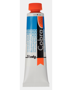 Cobra Study Olieverf 40ml. 535 Ceruleumblauw Phtalo