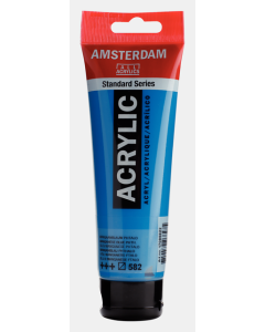 Amsterdam Acrylverf 120ml. 582 Mangaanblauw Phthalo