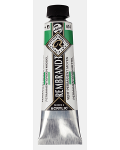 Rembrandt Acryl 40 ml. 614 Permanentgroen middel