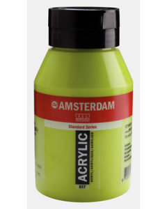 Amsterdam Acrylverf 1000ml. Geelgroen nr. 617 