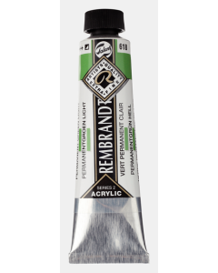 Rembrandt Acryl 40 ml. 618 Permanentgroen licht