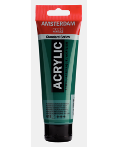 Amsterdam Acrylverf 120ml. 619 Permanentgroen donker