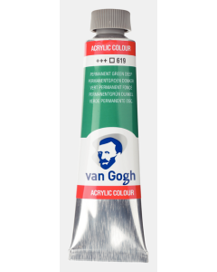 van Gogh 40ml. 619 Permanentgroen donker