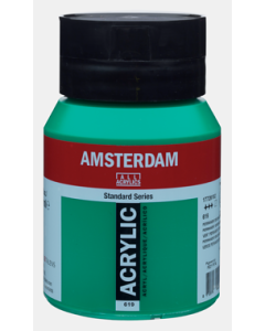 Amsterdam Acrylverf 500ml. 619 Permanent groen donker