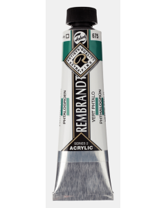 Rembrandt Acryl 40 ml. 675 Phtalogroen