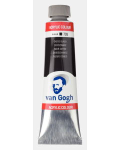 van Gogh 40ml. 735 Oxydzwart