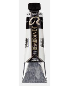 Rembrandt Acryl 40 ml. 735 Oxydzwart