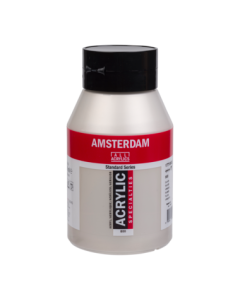 Amsterdam Acrylverf 1000ml. Zilver 800