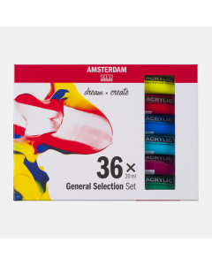 Amsterdam Acrylverf set 36-delig algemene selectie 20ml