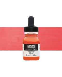Liquitex ink! 30ml. Fluorescent Red 983