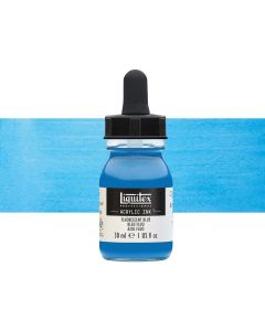Liquitex ink! 30ml. Fluorescent Blue 984