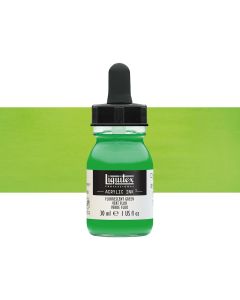 Liquitex ink! 30ml. Fluorescent Green 985