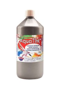 Aquatint vloeibare watervef 1000ml. kleur 74 Zilver