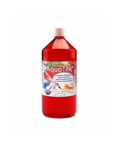 Aquatint vloeibare watervef 1000ml. kleur 12/05 Donkerrood