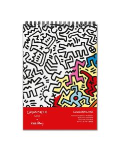 Caran d'ache Keith Haring colouring pad A5