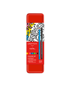 Caran d'ache Keith Haring 11-delige aquarel kleurpotloden set OP=OP