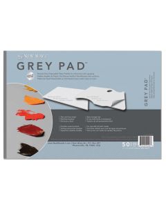 New wave grey pad afscheurpalet 27,9x40,6cm. a 50vel