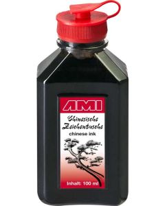 Oostindische / chinese inkt kunststof flacon 100ml