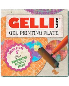 GELLI printing plate 10cm. rond