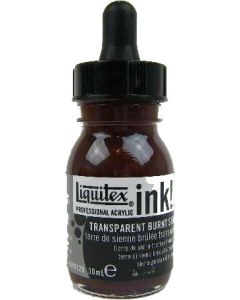 Liquitex ink! 30ml. Transparant Burnt Sienna 129
