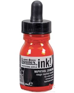 Liquitex ink! 30ml. Naphthol Crimson 292