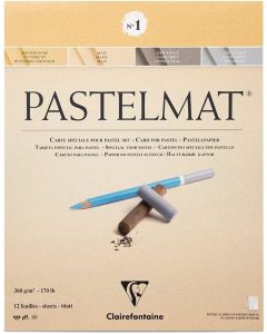 Pastelmat serie nr. 1 18x24cm  360gr. 12 vel