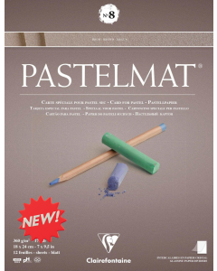 Pastelmat serie nr. 8 24x30cm  360gr. 12 vel