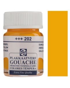 Talens Gouache pot 50ml. kleurnr. 202 Donkergeel