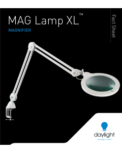 Daglicht loeplamp LED technologie met tafelklem
