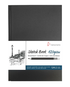 Hahnemühle zwart schetsboek / dummy 120gr. A4