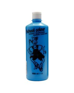 Talens Schoolverf 1000 ml. kleurnr. 501 Lichtblauw (cyaan)