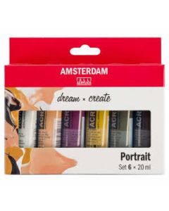 Amsterdam Acryl introductieset 6-delig Portret