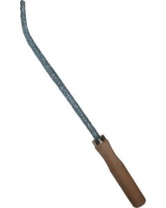 Carbide rasp kattenstaart met handvat 20cm, gebogen punt fijn gritbb