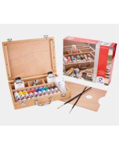 vGogh Basiskist Acrylverf met 10 kleuren + accessoires